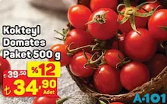 KOKTEYL DOMATES PAKET 500 G fiyat ve kampanya bilgisi